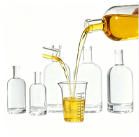 Nouvelles Bouteilles en Verre Vides Transparentes pour Essai de Formule, Idéales pour la Validation d'Emballages de Nouveaux Liqueurs (Bourbon, Vodka, Spiritueux)