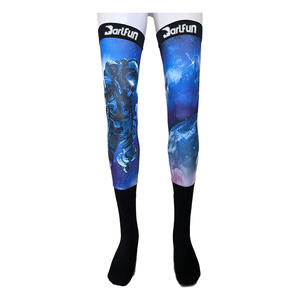 Chaussettes à poignée personnalisées Performance cuisse haute <span class=keywords><strong>compression</strong></span> Moto Racing Birt Bike chaussettes moto Motocross <span class=keywords><strong>course</strong></span> genouillère chaussettes - Product Image 1