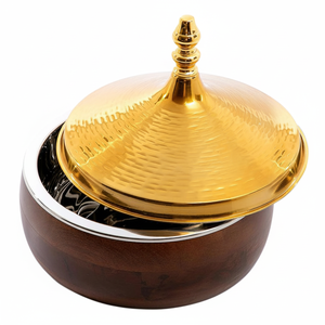 Casserole de cuisine en acier inoxydable batterie de cuisine complète casserole en céramique ensemble rond - Product Image 1