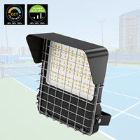 Projecteur LED pour stade 100W 200W avec cellule photoélectrique CCT, garantie 5 ans, IP66, ETL, CE, pour terrain de basket-ball, terrain de tennis
