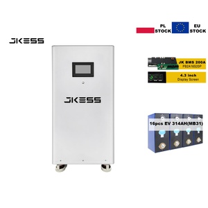 Batería JKESS Lifepo4 51.2V 15kWh 16S 6U en Caja, Kit DIY con <span class=keywords><strong>BMS</strong></span> <span class=keywords><strong>JK</strong></span> V19 Integrado de <span class=keywords><strong>200A</strong></span> para Celdas de 280Ah/314Ah, Stock en la UE, DDP - Product Image 1