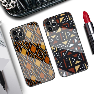 Coques de Téléphone à Impression Personnalisée Motif Ethnique <span class=keywords><strong>Africain</strong></span> pour iPhone 13 12 11 Pro Xr Xs Max en Verre Trempé et TPU - Product Image 3