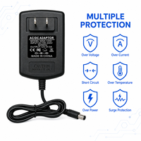 Adaptateur secteur ODM/OEM conforme RoHS, large compatibilité, 12V 3A 36W, US/EU/UK/AU AC 100-240V 50/60Hz DC