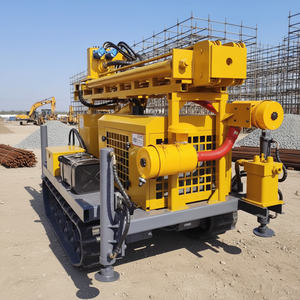 Water Well <b>Drilling</b> Rig Diesel-Powered Pneumatic Hammer with <b>Pump</b>/Motor/Engine Crawler Mobility for Efficient Operation - Product Image 1