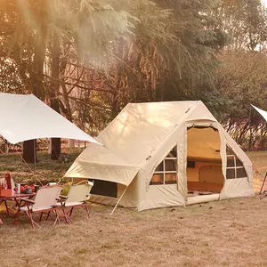 Надувная палатка из ткани Оксфорд, на 8 человек, пневматическая, для взрослых и детей, для рыбалки, походов, отдыха на открытом воздухе
