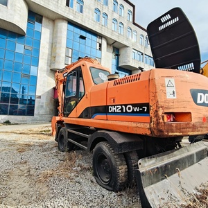 Excavatrice minière d'occasion abordable de marque coréenne DOOSAN DH210W 7, excavatrice sur pneus d'occasion à vendre - Product Image 5