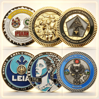 Pièces de défi personnalisées avec logo, style américain, de haute qualité, fabriquées en Chine, avec breloques en forme de poisson