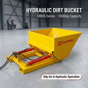 Cucharón Hidráulico para Montacargas HZ SUNPOWER Serie <span class=keywords><strong>DBHS</strong></span>, Capacidad de 1000 kg, Accesorio de Cucharón Basculante Deslizable - Product Image 1