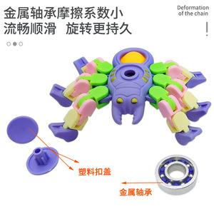 Juguete de descompresión Autonomy Decompression Spider Spinning Top de plástico para niños de 3 a 7 años, alivio del estrés, regalo educativo - Product Image 5