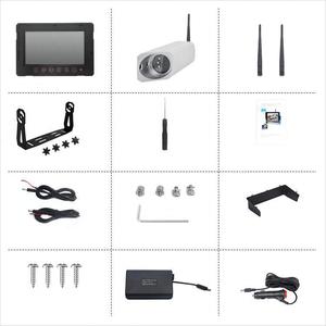 Cámara de respaldo de coche impermeable de 7 pulgadas Monitor de carretilla elevadora digital inalámbrico con función de vista nocturna magnética 1 año de garantía - Product Image 5