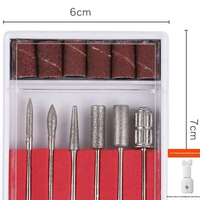 Lot de 6 accessoires populaires pour lime à ongles électrique – Disques de polissage pour manucure et élimination des peaux mortes
