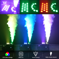 Machine à Fumée et Brouillard MOWL 3500W DMX512 Étanche à Jet LED RGB pour Colonne d'Air et Gaz, Idéale pour Scène et Concert
