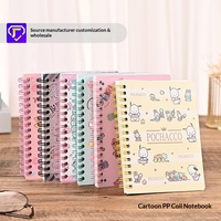 Cuaderno Espiral de Dibujos Animados para Estudiantes de Primaria, Mini Bloc de Notas Portátil Súper Lindo, Tamaño A6 Pequeño, Colorido y Bonito para Regalo