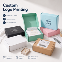 Boîtes d'expédition en carton ondulé de haute qualité pour cadeaux et artisanat, couleur, taille et logo personnalisables disponibles