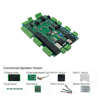 Placa base para cargador de vehículos eléctricos de CC de doble pistola de 80-480kW DCP890EU OCPP 1.6J/2.0.1 con módulo LCD, expandible solar, OEM