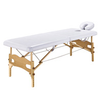 Table de Massage en bois moderne, mobilier de Salon de beauté, Table pliante pour masseur