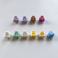 Interrupteur de clavier tactile coloré à 3 broches, interrupteur linéaire, accessoires de clavier, mini testeur d'interrupteur de clavier, clicker