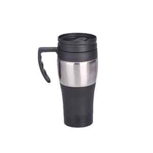Double-walled Stainless Steel Vacuum Insulated Car <b>Mug</b> Handle <b>Large</b> Capacity Customizable logo Printing Portable Creative <b>Mug</b> - Product Image 1