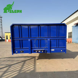 <span class=keywords><strong>Semi</strong></span>-remorque à ridelles de 60 tonnes, 40 pieds, 3 essieux, <span class=keywords><strong>semi</strong></span>-remorque à ridelles latérales, <span class=keywords><strong>semi</strong></span>-remorque de transport de 60 tonnes - Product Image 2