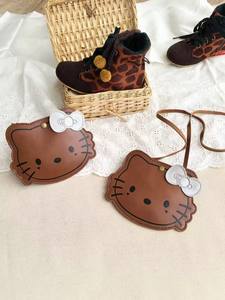 Venta al por mayor <span class=keywords><strong>de</strong></span> moda lindo Mini PU hecho <span class=keywords><strong>Croo</strong></span> Body Bag Animal forma marrón PU cuero Tie Cross Body Bag - Product Image 4