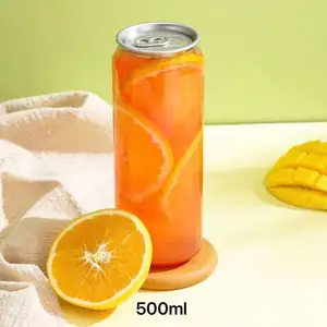 500ml Clear Transparent Bubble Tea Juice Soda Soft Drinking Milk Tea Beverage PET Plastic Bottle Jars Cans