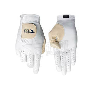 Guantes de golf de cuero genuino Cabretta personalizables de alta calidad Diseño transpirable a todo color Venta directa de fábrica Logotipo personalizado - Product Image 4
