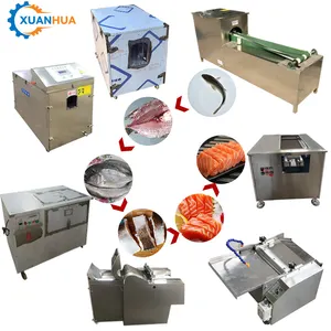 factory hot sale squid frozen smoked salmon slicer cleaner automatic fish filleter machine fish processing machine