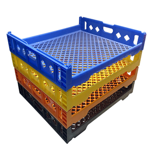 פלסטיק <span class=keywords><strong>stackable</strong></span> arate מזון hdpe תחבורה ארגז פלסטיק צלחת לחם פלסטיק stackackable ארגז לחם עבור לחם - Product Image 2