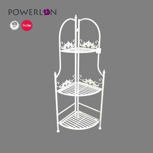 Decoración del hogar 3-nivel <span class=keywords><strong>vertical</strong></span> jardín planta de almacenaje de la esquina de grandes macetas soportes de estante - Product Image 3