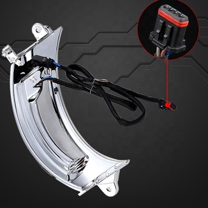 Luces LED de Ventilación con Intermitentes Ámbar para Motocicletas <span class=keywords><strong>Harley</strong></span> <span class=keywords><strong>Davidson</strong></span> Road Glide, 2 Piezas - Product Image 5