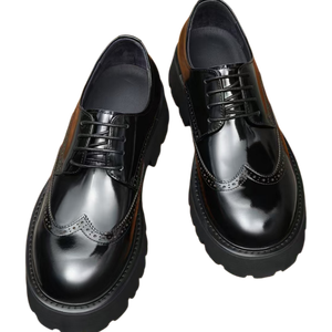 Nouvelles chaussures de ville décontractées de luxe pour hommes, en cuir de vachette, pointures 37-46, chaussures habillées formelles - Product Image 2