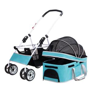 Carrito de Paseo para Mascotas Plegable de Lujo, Duradero, de Calidad y a <span class=keywords><strong>Precio</strong></span> Económico, el Más Vendido en China, para Viajes, OEM Bigstar - Product Image 1