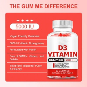 Suplementos de Vitamina D3 en Gomitas de Alta Potencia de Marca Privada OEM para la Salud Ósea y el Apoyo Inmunitario con Sabor a Fruta Natural - Product Image 3