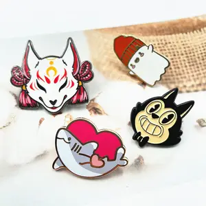 Hot sale Factory custom metal crafts collection Dyed cute owl backpack charms hard soft enamel lapel pins