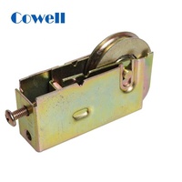Roulettes de porte et fenêtre coulissantes modernes en acier inoxydable Cowell P0332, épaisseur 3 mm, 1-1/4 pouce, revêtement zinc, durables, à bas prix, vente chaude