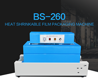 2,8 kw petit Jet thermorétractable Tunnel d'emballage Pet bouteilles Machines d'emballage