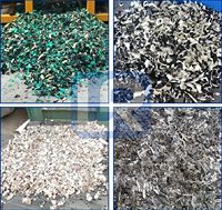 Broyeur à arbre unique 800 kg/h tout-en-un avec lames en alliage réversibles sur 4 côtés pour déchets plastiques