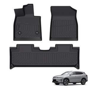 Les tapis de sol en TPE sont imperméables et résistants à l'usure. La conduite à gauche transfrontalière convient à BYD Song Plus - Product Image 1
