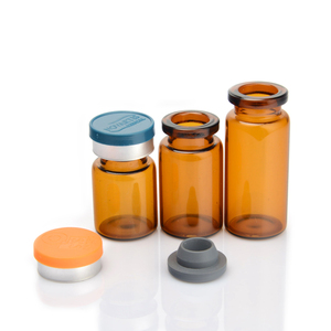 Tùy chỉnh kích thước lọ thủy tinh 10ml Rỗng hổ phách trong suốt dược phẩm lọ bán buôn - Product Image 3