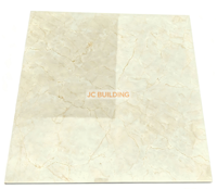 En promotion : Carrelage en porcelaine pleine masse effet marbre 1000x1000mm, épaisseur 10mm, beige, finition brillante, pour sols de salon et hôtels