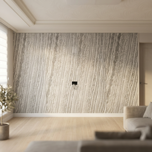Precio Especial: Revestimiento de Pared de Chapa de Mármol Natural Impermeable de Lujo de 1-2 mm de Espesor para Baño y Comedor, Decoración del Hogar - Product Image 5