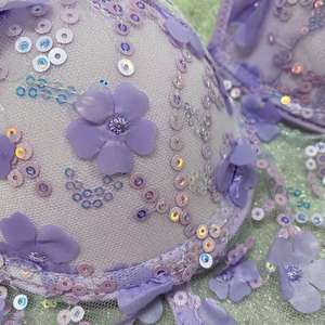 Corsé de Moda para Mujer, Estilo <span class=keywords><strong>Fiesta</strong></span>, con Lentejuelas y Encaje Floral, <span class=keywords><strong>Top</strong></span> Corsé, Korset para Mujer - Product Image 6