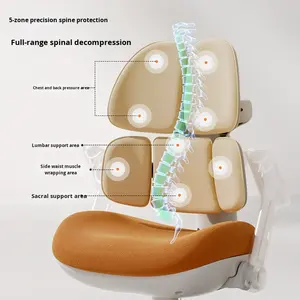 เก้าอี้เรียนรู้สำหรับเด็ก <span class=keywords><strong>Igrow</strong></span> เก้าอี้เขียนการบ้านสำหรับนักเรียน ปรับท่านั่งได้ แก้ไขท่าทาง เบาะนั่งปรับระดับได้ โครงเหล็ก ใช้ในบ้าน รุ่น Star Flight - Product Image 1