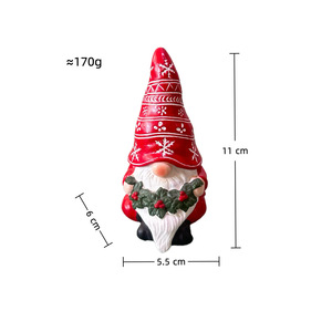 Adornos Navideños de Resina con Diseño Popular de <span class=keywords><strong>Duende</strong></span> <span class=keywords><strong>Blanco</strong></span> Barbudo, Decoración para <span class=keywords><strong>el</strong></span> Hogar y <span class=keywords><strong>el</strong></span> Patio - Product Image 3