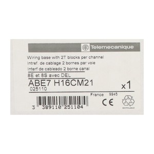 Plc E7h16cm21 <strong>Wiring</strong> Base with 2t Blocks Per Channel New Nfp for Warranty Product - Product Image 2