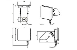 Detektor <span class=keywords><strong>radar</strong></span> kecepatan lalu lintas tinggi 24GHz 4 jalur IP67 Italia TSC224 sensor 50M - Product Image 5