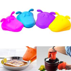 Guanti in silicone per utensili da cucina in silicone resistente al calore per uso alimentare guanti da forno in silicone a forma di animale - Product Image 2