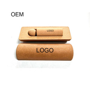 TIANLEI Manufacturer Factory Wholesale Custom Embossed Cork Half <b>Roller</b> Set For Yoga Half Round <b>Roller</b> With Custom Logo