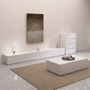 Mueble de TV para Sala de Estar con Mesa de Centro, Diseño Moderno y Lujoso, Novedad <span class=keywords><strong>2022</strong></span>, Gran Venta - Product Image 1