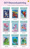 Kit de Peinture Diamant en Sachet pour Enfants, Bricolage Créatif, Jouet Éducatif en Papier, Cadeau pour la Maternelle